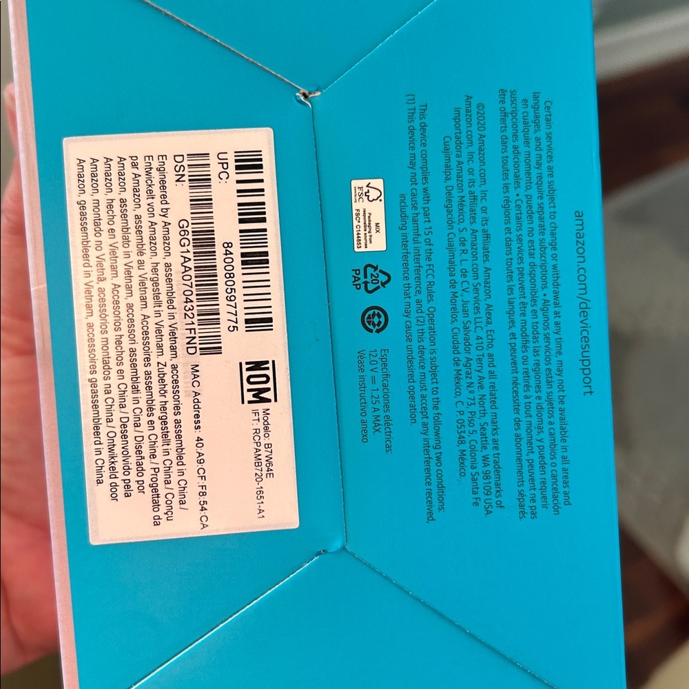 New Echo dot. Never used in original box. Taped closed. - Picture 5 of 5